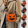 2023 Halloween Bags Funny Pumpkin Cartoon Shoulder Crossbody Bag With Bat Personalized Creative Female Bag - Whimsicaloasis