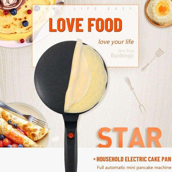 14 Inch XL Family Size Frying Pan With Helper Handle Electric Skillet  Electric Pancake Cooker Electic Machine Cooking Appliances - AliExpress